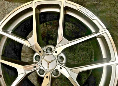 MERCEDES 18 英寸 SL63 轮圈全新套装 4 18/8.5 18/9.5 sl500 sl550 AMG — 第 1/4 张图片