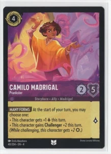 Disney Lorcana Ursula's Return Camilo Madrigal 40/204 Uncommon NON-FOIL - Picture 1 of 1