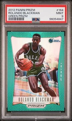 2012 Panini Prizm #164 Rolando Blackman Green Prizms PSA 9 Mint - Image 1 of 2