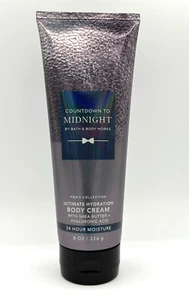 Crema corporal Bath & Body Works colección para hombre cuenta regresiva para medianoche 8 oz nueva - Imagen 1 de 1