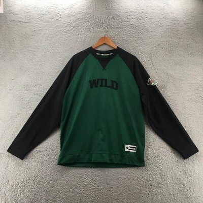 Sudadera Top Reebok Minnesota Wild Para Hombre XL Verde Raglán Manga Larga Cuello Redondo Foto 1 de 4