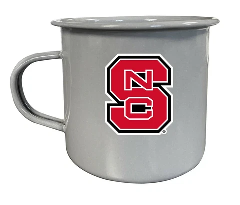 North Carolina NC State Wolfpack Enameled Tin Camper Coffee Mugs Cover