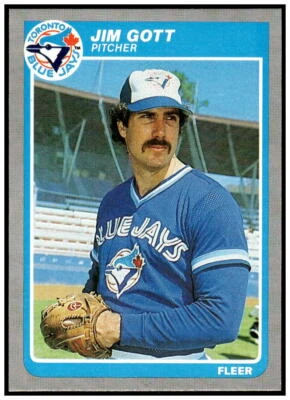 1985 Fleer #105 Jim Gott NM - Image 1 of 2