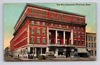 1913 nouvelle carte postale American Building Carriage crème glacée Pittsfield MA