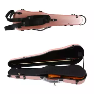 4/4 Violin Case Carbon Fiber waterproof Hard Shell Violin Box Strong Durable - Picture 1 of 5