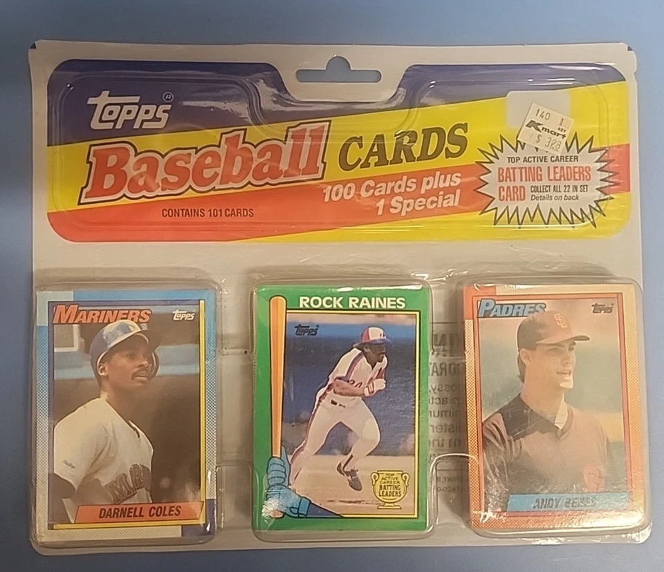 Robin Yount SP Glossy RARE 1990 Topps Kmart Rack Pack Batting Leaders