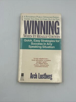 Winning When It Really Counts By Arch Lustberg 1989 (Paperback) - Image 1 of 4