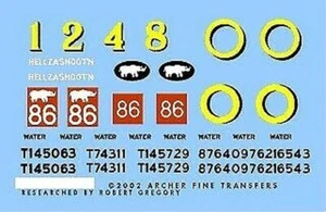 Archer Fine Transfers 49012 1/48 9th Lancers 1st AD in North Africa (for 2 Vehic - Picture 1 of 1