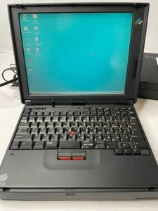 Rare IBM Thinkpad 380D Laptop Vintage 1997 (jpn) - W/charger TESTED WORKING - Picture 1 of 14