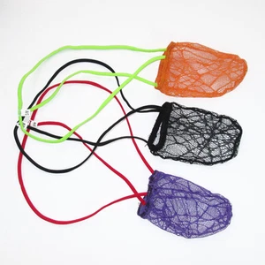 K1429 K142 SEXY MEN STRING POSING POUCH Thong C-thru Spider Net pouch - Picture 1 of 19