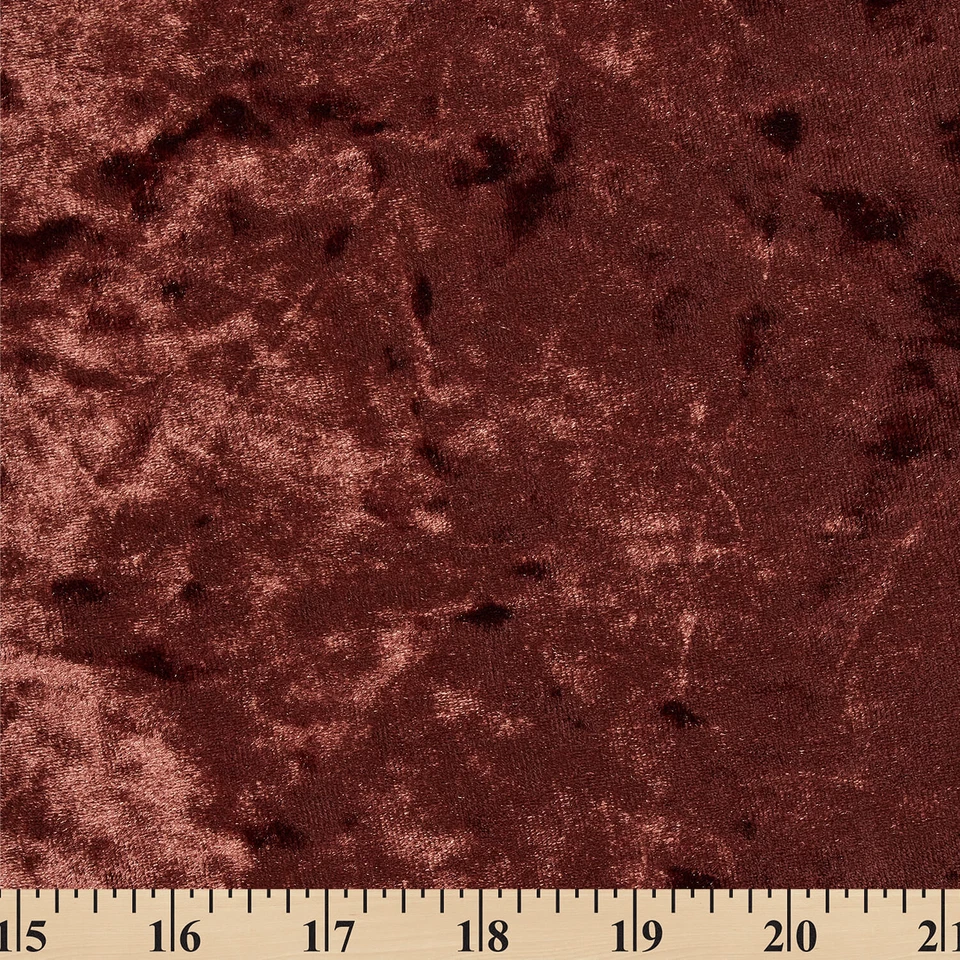 Tela elástica de terciopelo triturado 62" por yarda Foto 1 de 1
