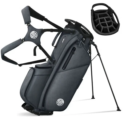 Shopsource 14 Way Lightweight Golf Stand Bag w Full Length Dividers Padded Strap - Image 1 of 4