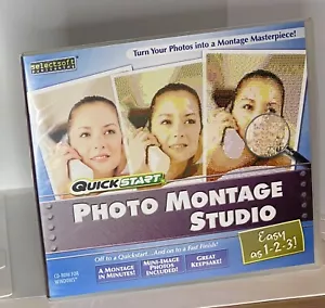 QuickStart Photo Montage Turn Your Photos into a Montage Masterpiece NEW - Picture 1 of 2