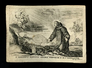 SANTINO PERGAMENA 1600 S.FILIPPO BENIZI g.huberti - Imagen 1 de 1