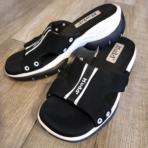 Mudd Supra Chunky Slide On Black Tennis Sandal size 7.5 M - Picture 1 of 6