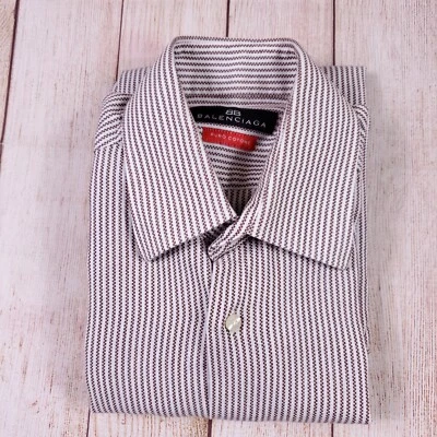 Camisas Balenciaga Puro Algodón Hombre Talla 15 1/2 39 Foto 1 de 4