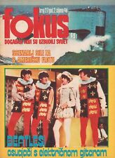 FOKUS #27 1974 Vintage YUGOSLAVIAN MAGAZINE cover THE BEATLES