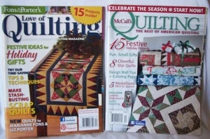 2 Magazines Fons & Porter's Love of Quilting NOV/DEC 2012; McCall's Quilting '15 - Imagen 1 de 1
