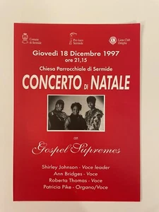 Volantino Concerto di Natale Sermide - Giovedì 18 Dicembre 1997 - Foto 1 di 1