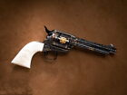 V2301 Colt Single Action Army Engraved Peacemaker Gun Decor Wall Poster Print Uk