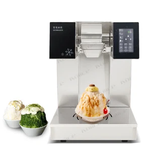 Commercial Fully Automatic Snow Flake Maker Ice Shaving Machine 407lbs/day - Picture 1 of 12