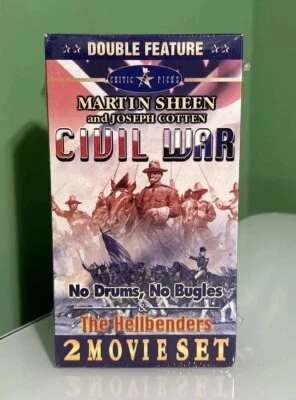 No Drums, No Bugles-The Hellbenders (2 VHS) Civil War New Sealed Martin Sheen Foto 1 de 4