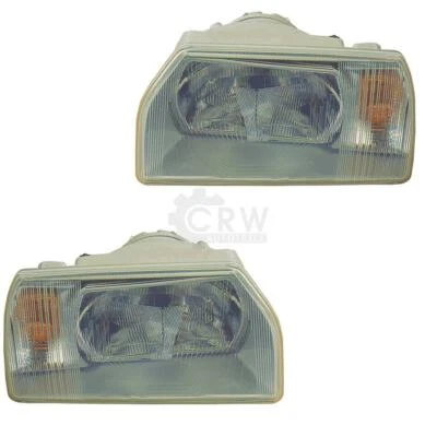 Halogen Scheinwerfer Set für Skoda FAVORIT (781) Bj. 05.89-09.94 H4 1328635 - Bild 1 von 3