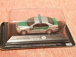 2002 MERCEDES C CLASS German Police car 1:43 Scale - Imagen 1 de 1