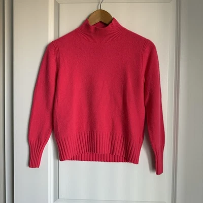 Suéter Pullover J Crew Para Mujer Cachemira Cuello Sin Rizado Talla S Vacaciones Foto 1 de 4