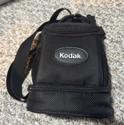 Kodak Dual Compartment Camera Bag Bottom Section Soft Pockets Adjustable Black - Image 1 of 4