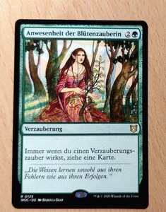 Mtg Magic: Anwesenheit der Blütenzauberin,Enchantress's Presence, DEUTSCH  - Bild 1 von 1