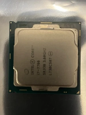 Intel Core I7 7700 Processor (3.60 GHz, 4 Cores, FCLGA1151) - SR338 - Image 1 of 4