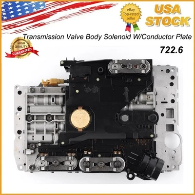 Solenoide de transmisión de cuerpo de válvula TCU #722.6 con placa conductora para Mercedes-Benz Foto 1 de 4