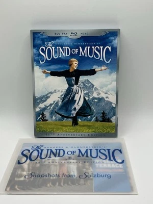 The Sound of Music Blu-ray DVD 2010 3 Disc Set 45th Anniversary & Postcards New - Image 1 of 3