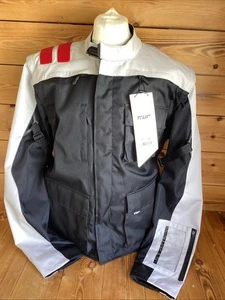 Tucano Urbano Vented Motorcycle Scooter Summer Jacket Grey Black 4XL UK 48 - Picture 1 of 16