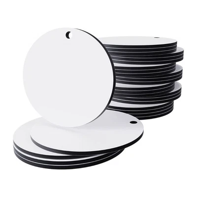 30x Round Blank Sublimation Ornaments for Christmas Tree-Decor DIY Handmade - Image 1 of 4
