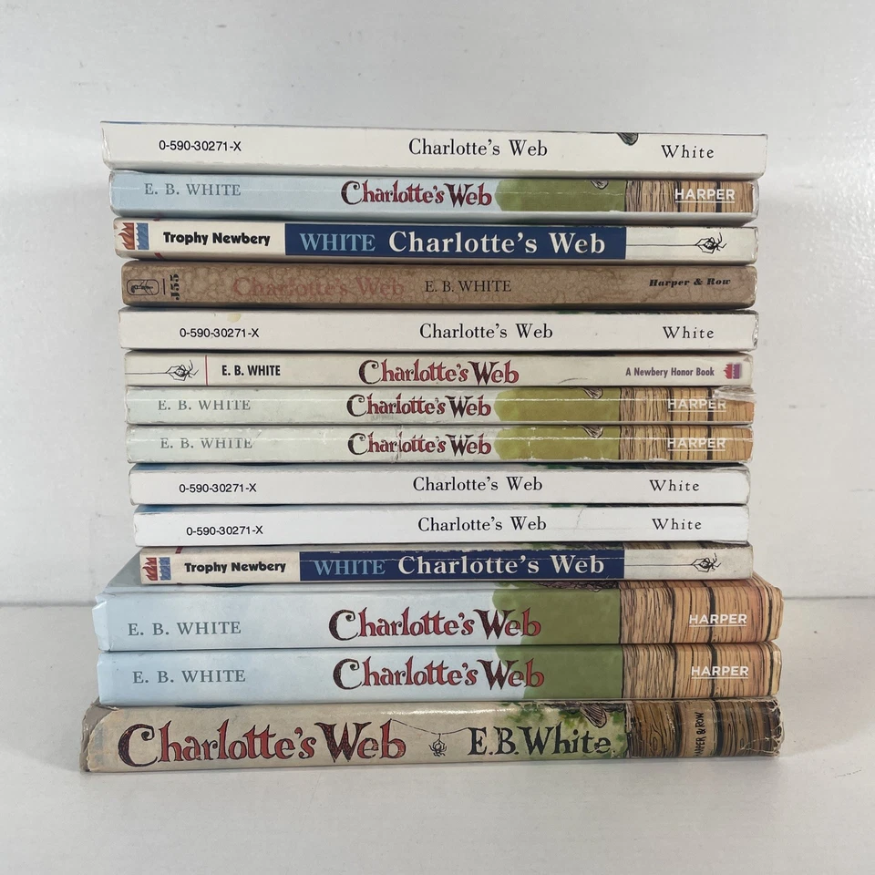 Charlotte's Web Class Set Paperback E B White Newbery Guided Reading Lot 14 PBHC Foto 1 de 2