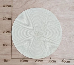 cream pastel yellow large DIY straw fascinator craft base disc wedding hat - Picture 1 of 2