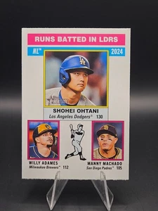 SHOHEI OHTANI - 2025 Topps Heritage RBI Leaders #195 - Picture 1 of 2