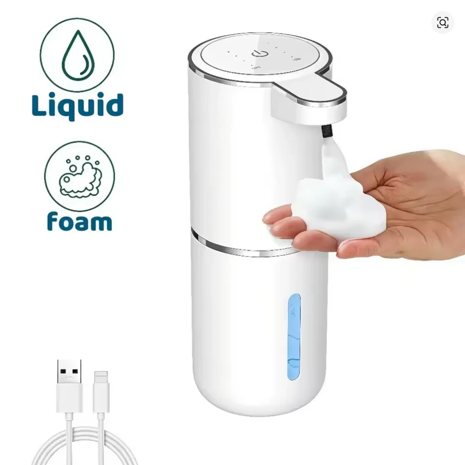 Distributeur Savon Automatique IR Sans Contact 300ml Mains Libres Hygiénique - Photo 1/2