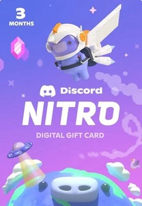 Discord Nitro - 3 Month TRIAL Subscription Key GLOBAL - Bild 1 von 1