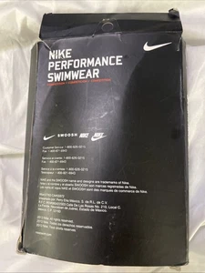 Nike Competitive Youth Swimsuit Nylon Solids Fast Back NESS5021 Size 20/5 NWT - Picture 1 of 5