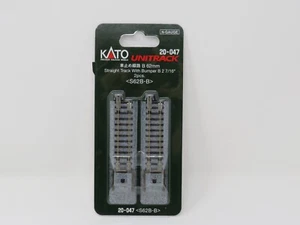 Kato Unitrack 20-047 Binario Paraurti B 2 7/16" 62mm 2 pz per Modellismo Treni Scala N - Foto 1 di 5