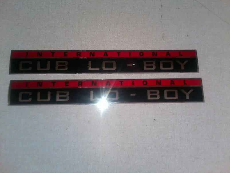International Cub Lo-Boy decals - Image 1 of 1