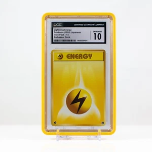 Pokémon Lightning Energy #14 Japanese Intro Pack- Bulbasaur Deck - CGC 10 - Picture 1 of 4
