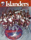 1981 Annuaire des Islanders de New York signé par 17 4X champions de hockey de la Coupe Stanley