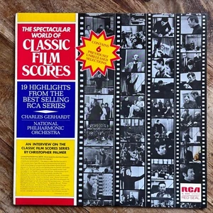 THE SPECTACULAR WORLD OF CLASSIC FILM SCORES MINT VINYL LP FIRST / ITALIAN - Picture 1 of 12