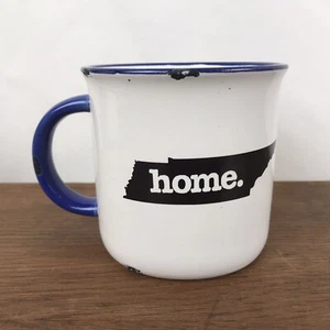 Tennessee Home Emaille Distressed Kaffeetasse Becher HD10 - Bild 1 von 6