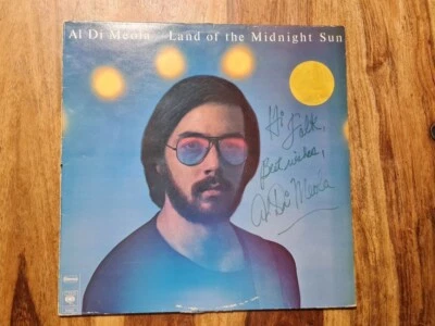 Al Di Meola - Autograph - signiert - Land .. Midnight Sun - LP - signed  1976  * - Bild 1 von 4
