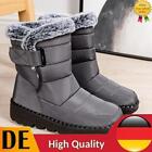 Ladies Hiking Boots Non-Slip Winter Snow Boots for Outdoor Travel (39 gray)